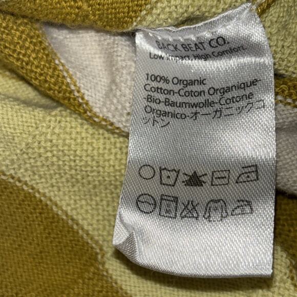 Back Beat Co Organic Cotton Willow Celery Brady Crewneck SZ XS/Small - Picture 3 of 8